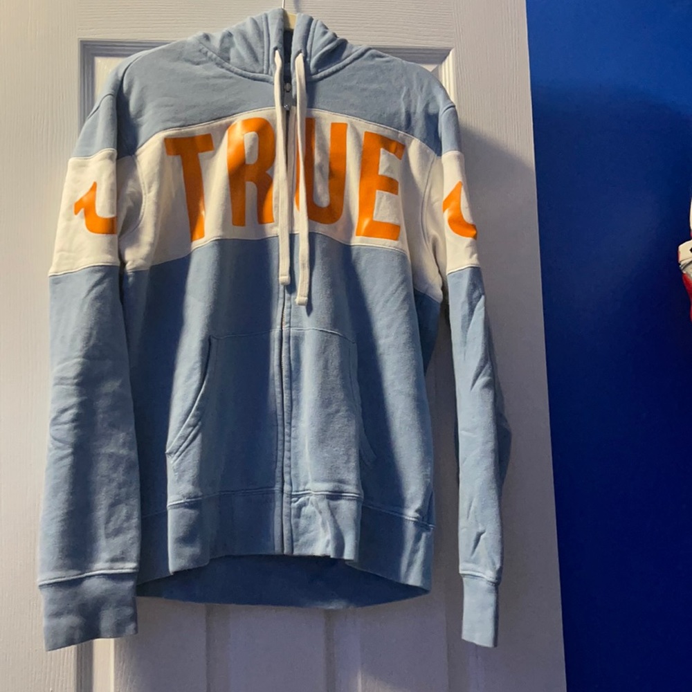 True religion zip up hoodie